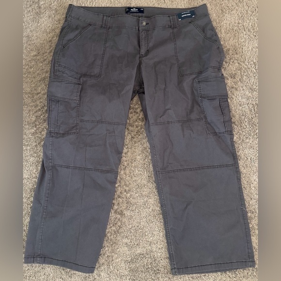 Hollister Other - New Men’s Vintage Hollister 35 S Skater Baggy Cargo Pants Grey Jeans